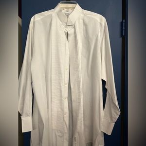 After Six Men white button shirt